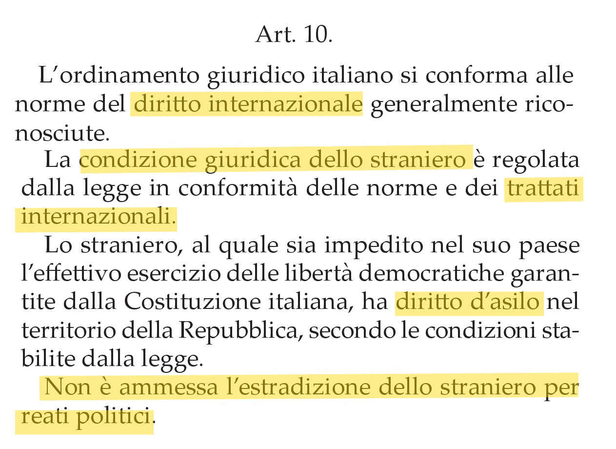 Costituzione Italiana_Art. 10